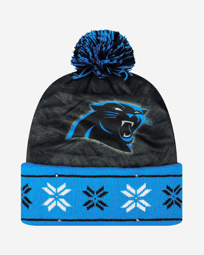 Carolina Panthers Big Logo Light Up Beanie FOCO - FOCO.com