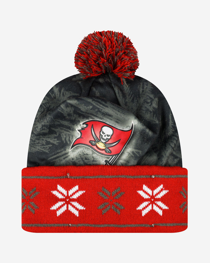 Tampa Bay Buccaneers Big Logo Light Up Beanie FOCO - FOCO.com