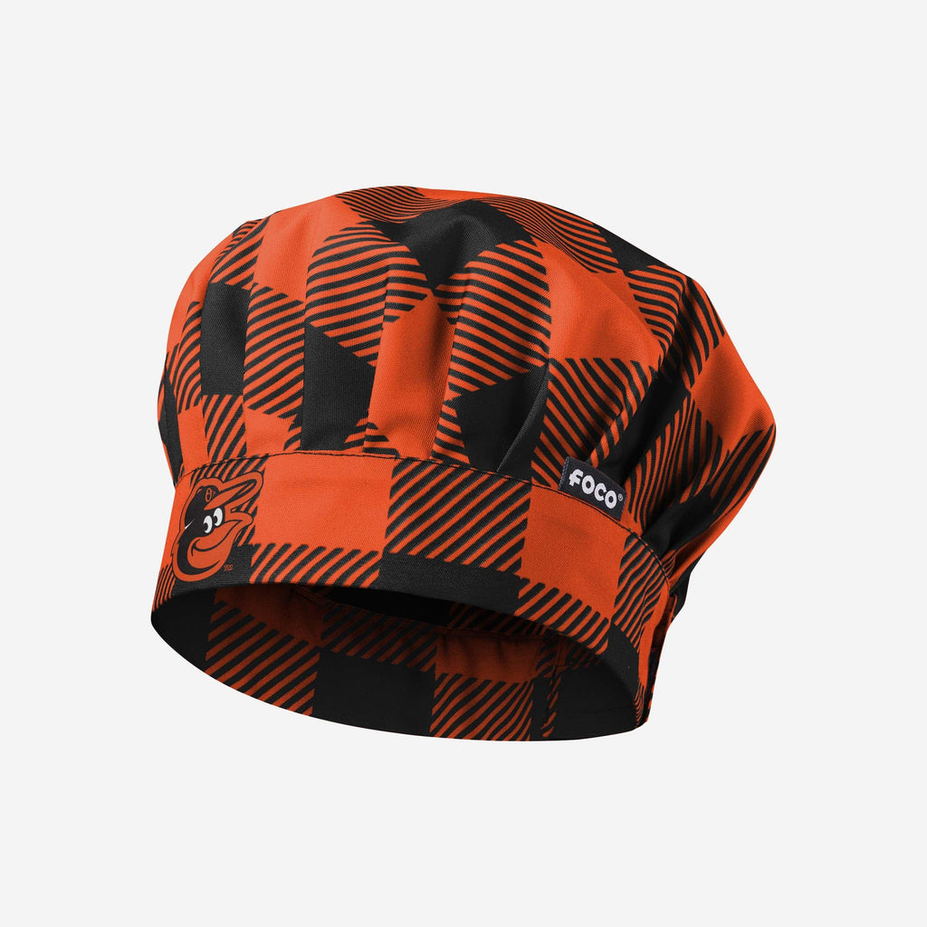 Baltimore Orioles Plaid Chef Hat FOCO - FOCO.com