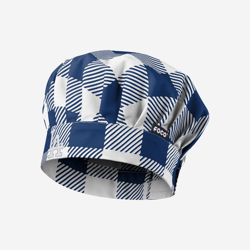 Los Angeles Dodgers Plaid Chef Hat FOCO - FOCO.com