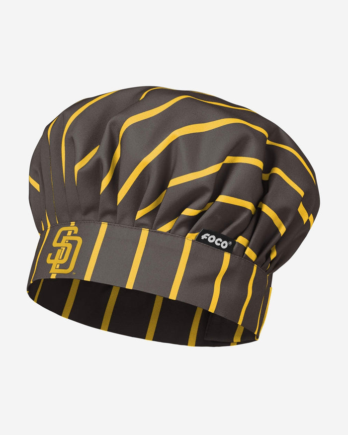 San Diego Padres Pinstripe Chef Hat FOCO - FOCO.com