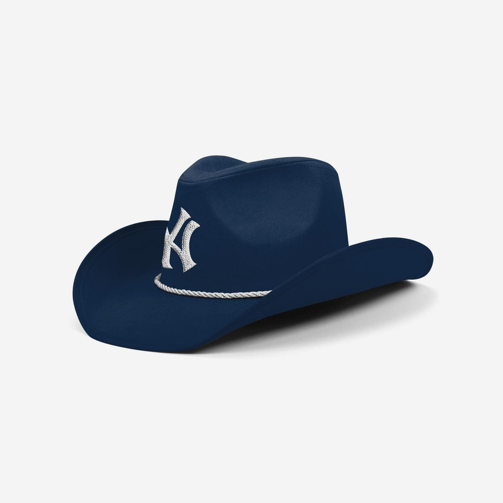 New York Yankees Solid Team Color Cowboy Hat FOCO - FOCO.com