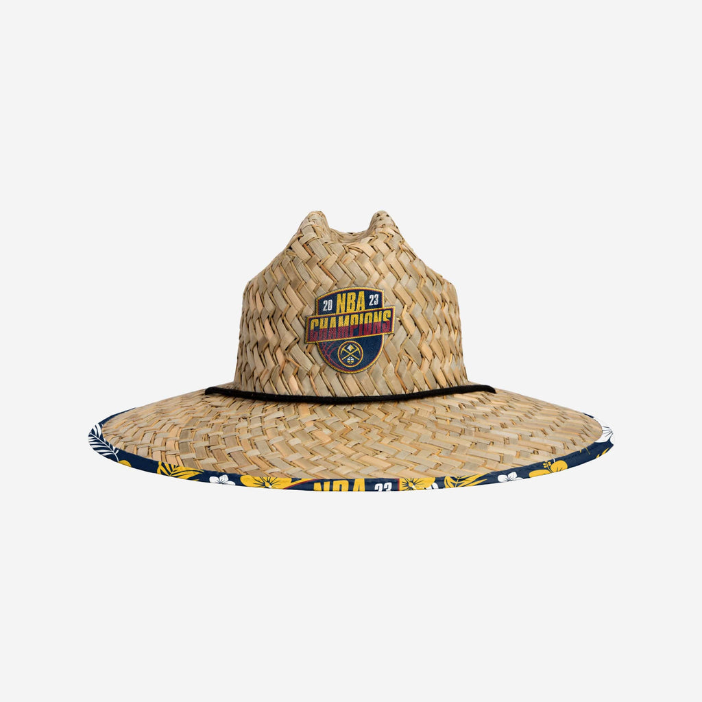 Denver Nuggets 2023 NBA Champions Straw Hat FOCO - FOCO.com