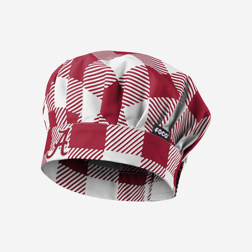 Alabama Crimson Tide Plaid Chef Hat FOCO - FOCO.com