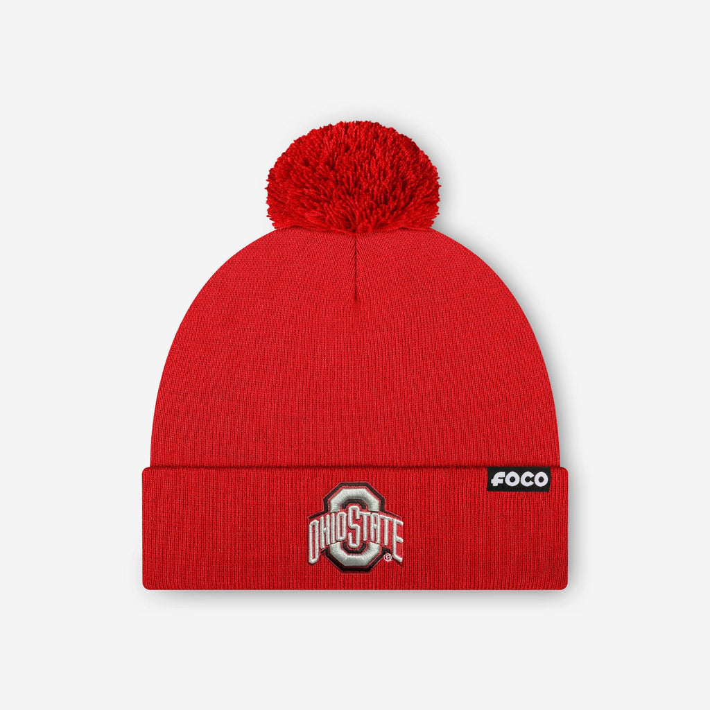 Ohio State Buckeyes Basic Primary Logo Beanie FOCO - FOCO.com