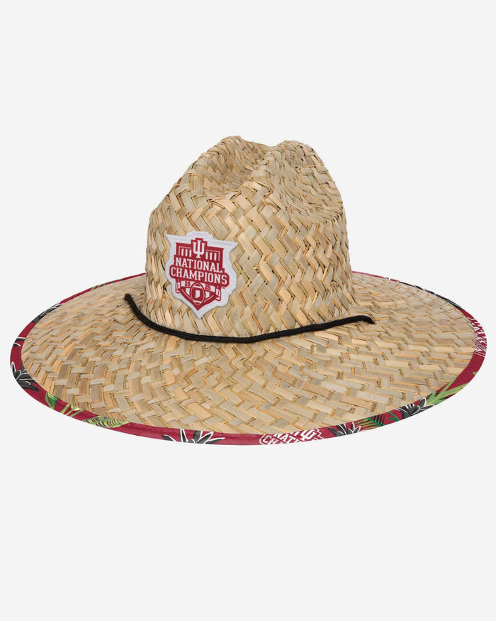 Indiana Hoosiers 2025 Football National Champions Straw Hat FOCO - FOCO.com