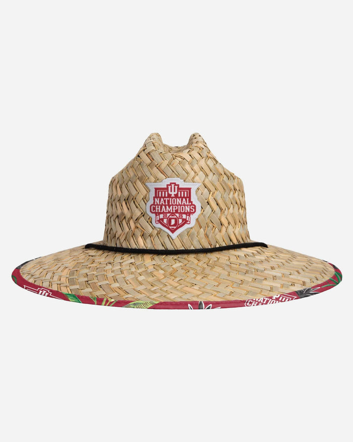 Indiana Hoosiers 2025 Football National Champions Straw Hat FOCO - FOCO.com