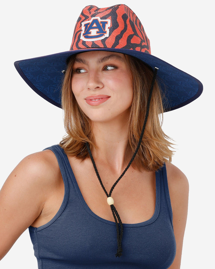 Auburn Tigers Thematic Straw Hat FOCO - FOCO.com