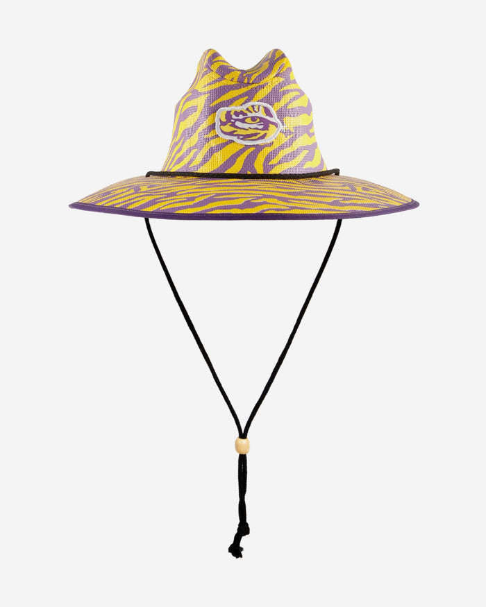 LSU Tigers Thematic Straw Hat FOCO - FOCO.com