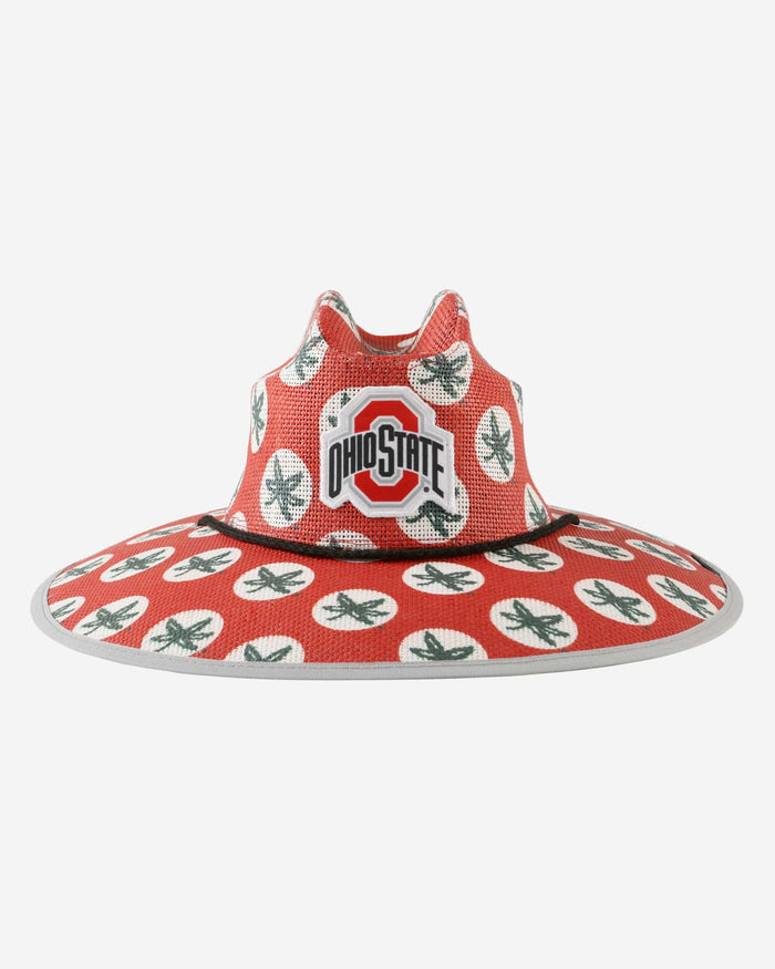 Ohio State Buckeyes Thematic Straw Hat FOCO - FOCO.com