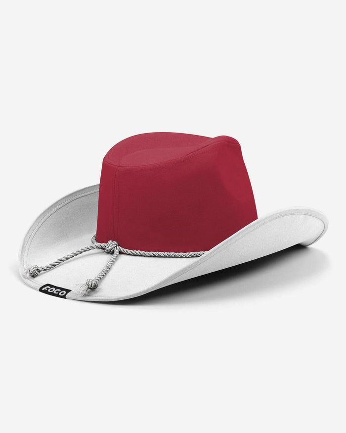Indiana Hoosiers 2025 Football National Champions Two Tone Cowboy Hat FOCO - FOCO.com