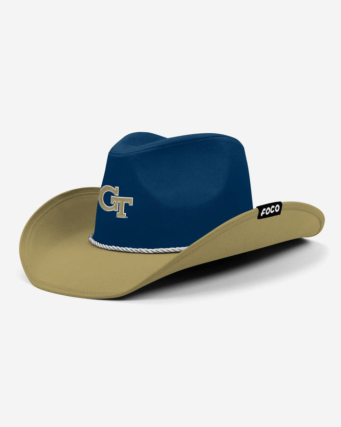 Georgia Tech Yellow Jackets Two Tone Cowboy Hat FOCO - FOCO.com