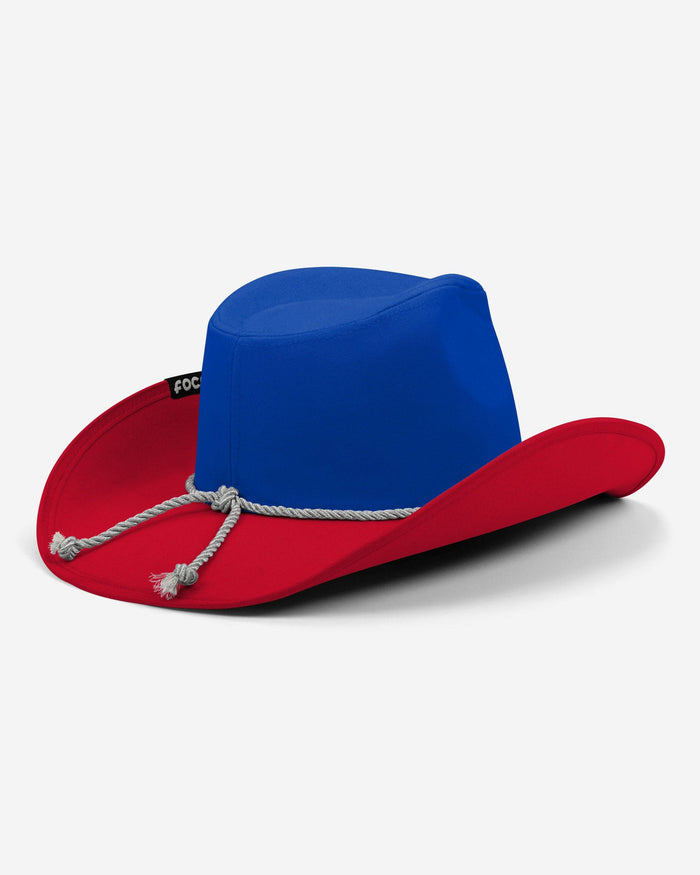 Kansas Jayhawks Two Tone Cowboy Hat FOCO - FOCO.com