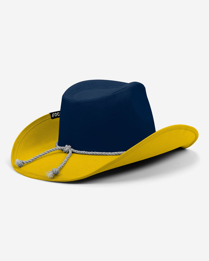 Michigan Wolverines Two Tone Cowboy Hat FOCO - FOCO.com