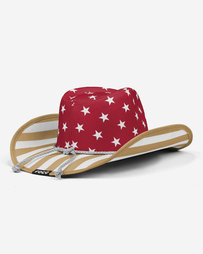 San Francisco 49ers Americana Cowboy Hat FOCO - FOCO.com