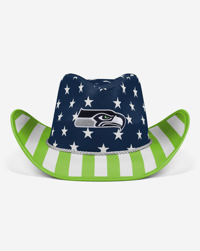 Seattle Seahawks Americana Cowboy Hat FOCO - FOCO.com