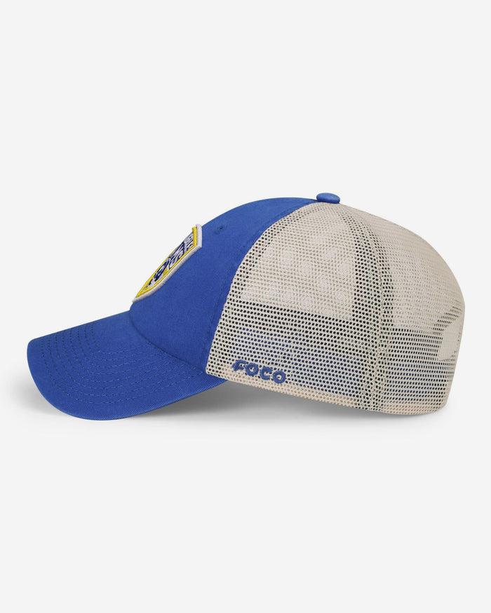 Los Angeles Rams Americana Patch Casual Trucker Cap FOCO - FOCO.com