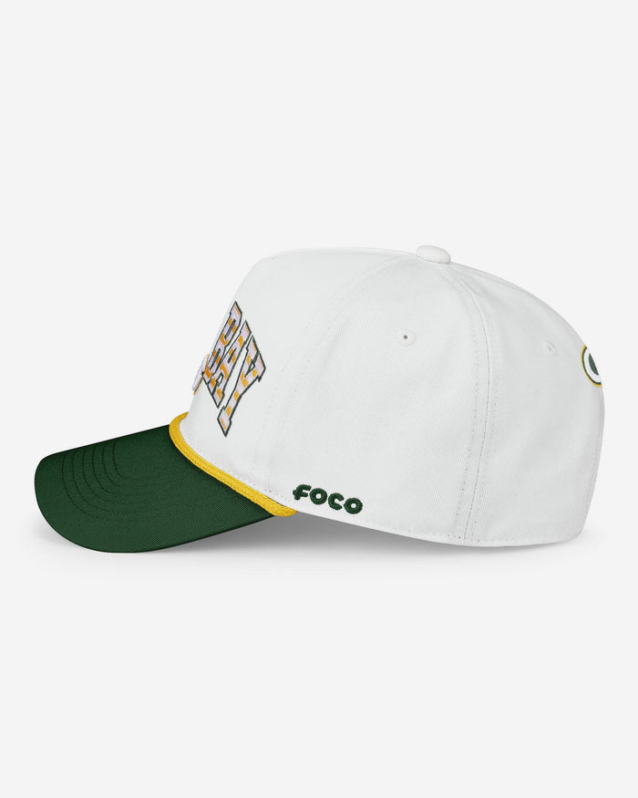 Green Bay Packers Americana Wordmark Marquee RF Cap FOCO - FOCO.com