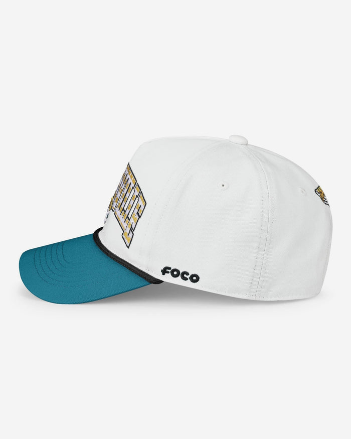 Jacksonville Jaguars Americana Wordmark Marquee RF Cap FOCO - FOCO.com