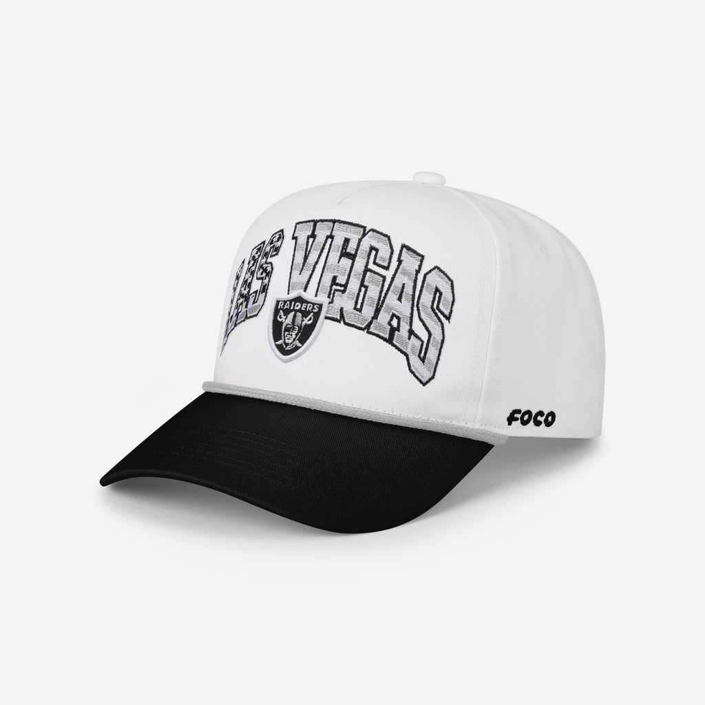 Las Vegas Raiders Americana Wordmark Marquee RF Cap FOCO - FOCO.com