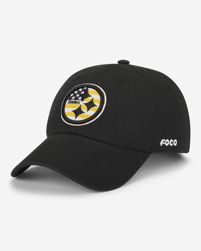 Pittsburgh Steelers Americana Primary Logo Casual Cap FOCO - FOCO.com