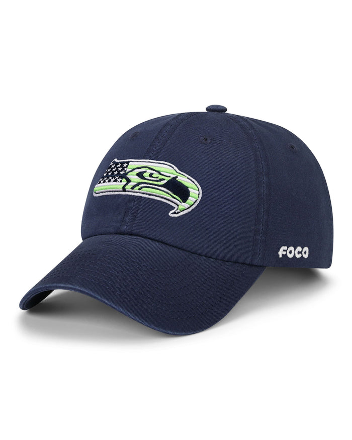 Seattle Seahawks Americana Primary Logo Casual Cap