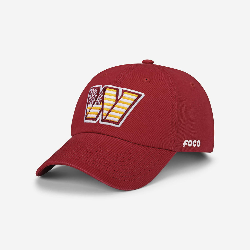 Washington Commanders Americana Primary Logo Casual Cap FOCO - FOCO.com