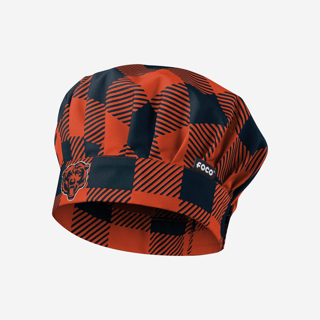 Chicago Bears Plaid Chef Hat FOCO - FOCO.com