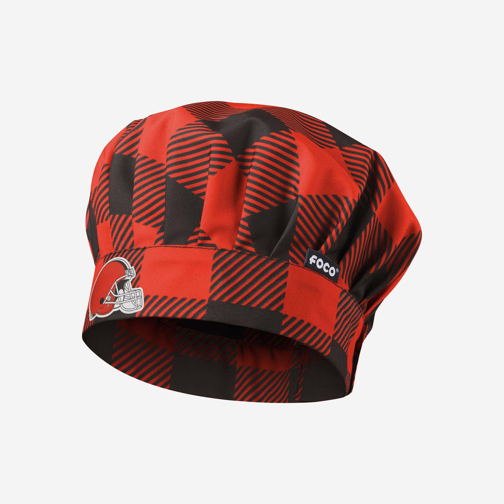 Cleveland Browns Plaid Chef Hat FOCO - FOCO.com