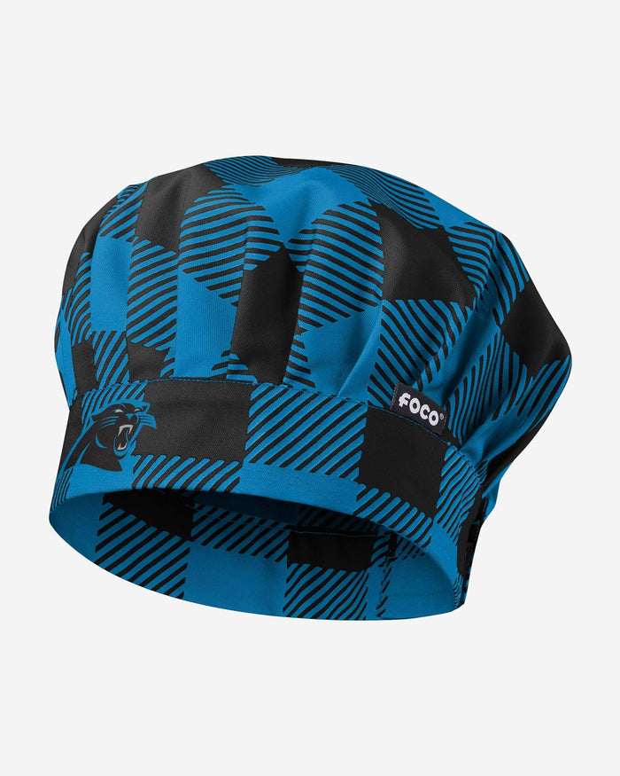 Carolina Panthers Plaid Chef Hat FOCO - FOCO.com