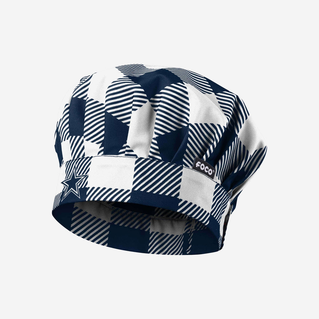 Dallas Cowboys Plaid Chef Hat FOCO - FOCO.com