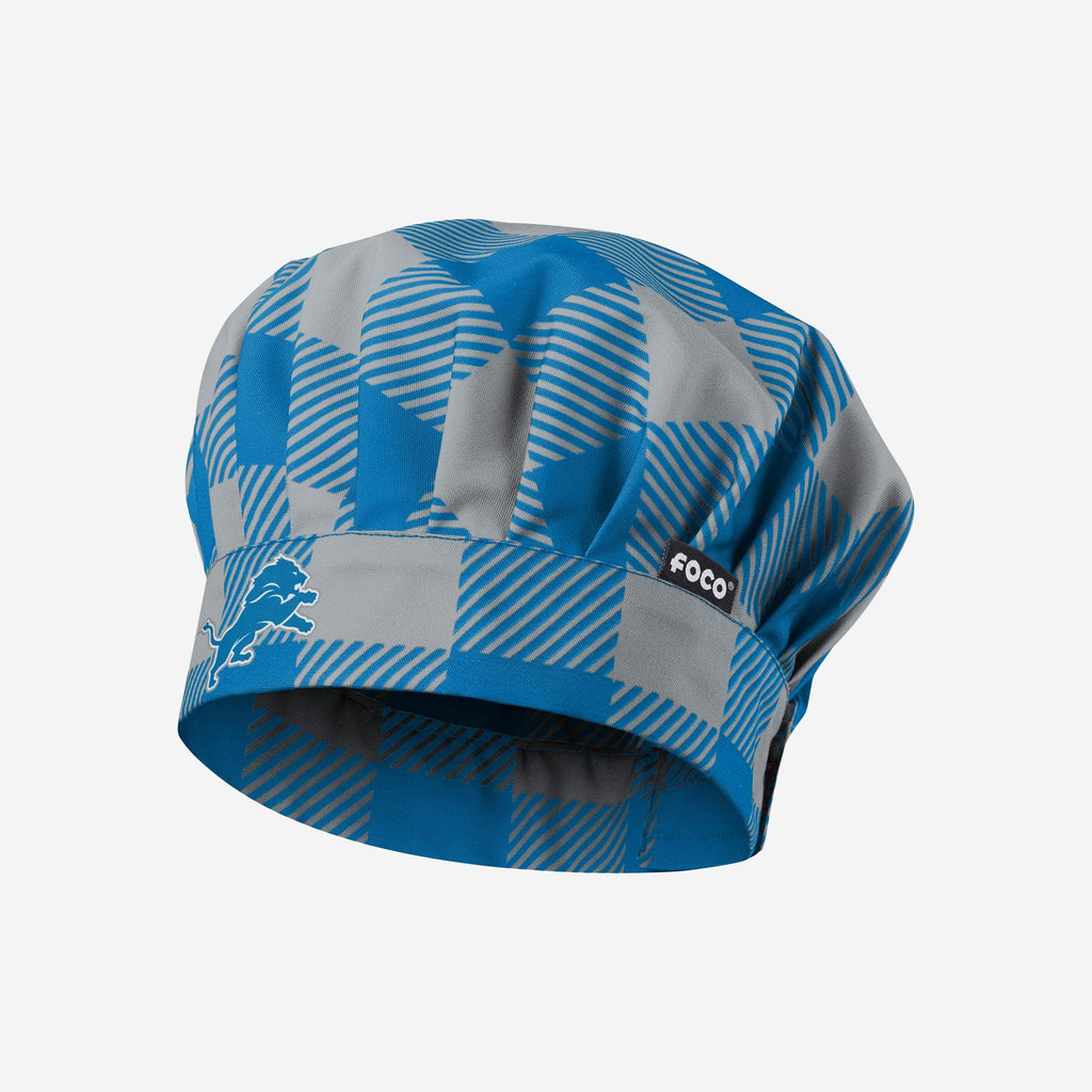 Detroit Lions Plaid Chef Hat FOCO - FOCO.com