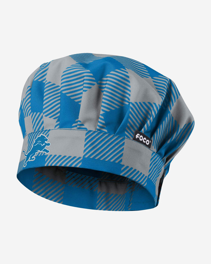 Detroit Lions Plaid Chef Hat FOCO - FOCO.com