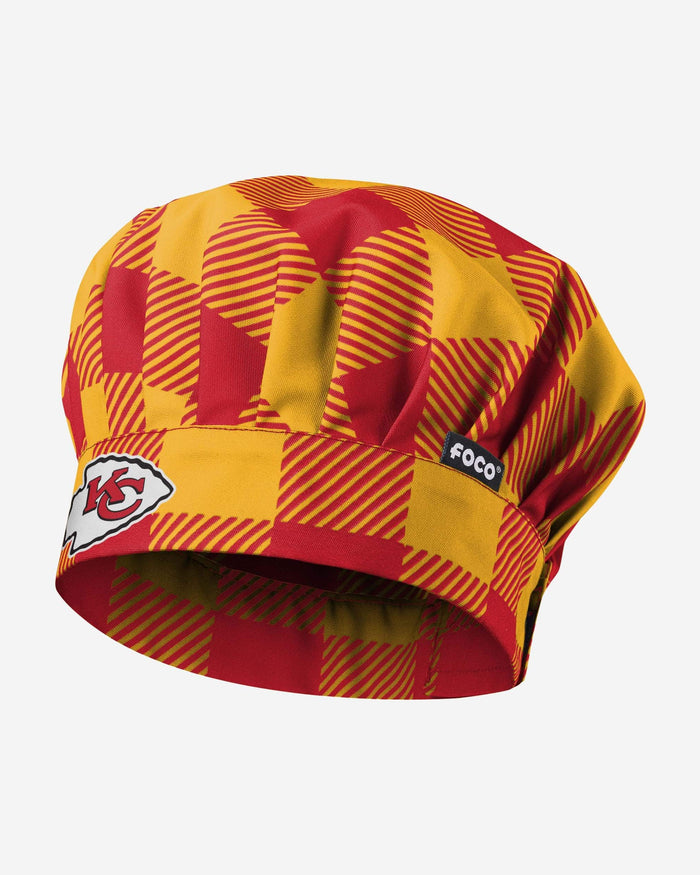 Kansas City Chiefs Plaid Chef Hat FOCO - FOCO.com