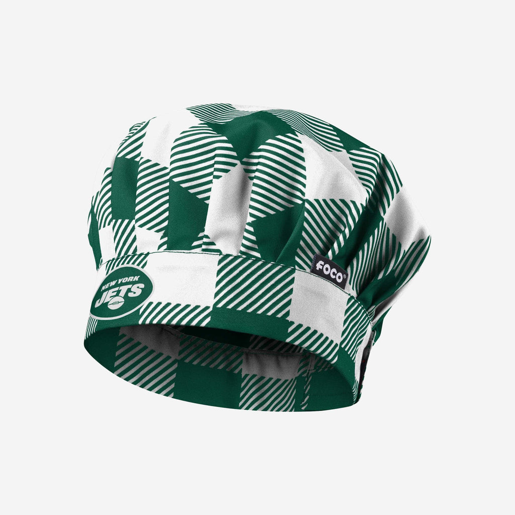 New York Jets Plaid Chef Hat FOCO - FOCO.com