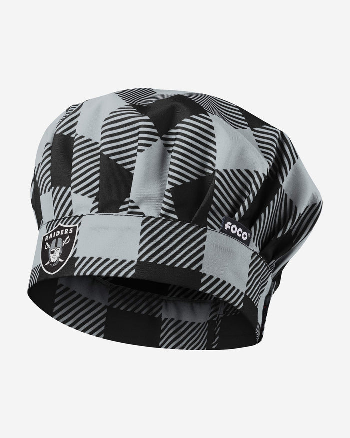 Las Vegas Raiders Plaid Chef Hat FOCO - FOCO.com