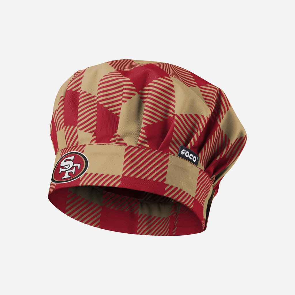 San Francisco 49ers Plaid Chef Hat FOCO - FOCO.com