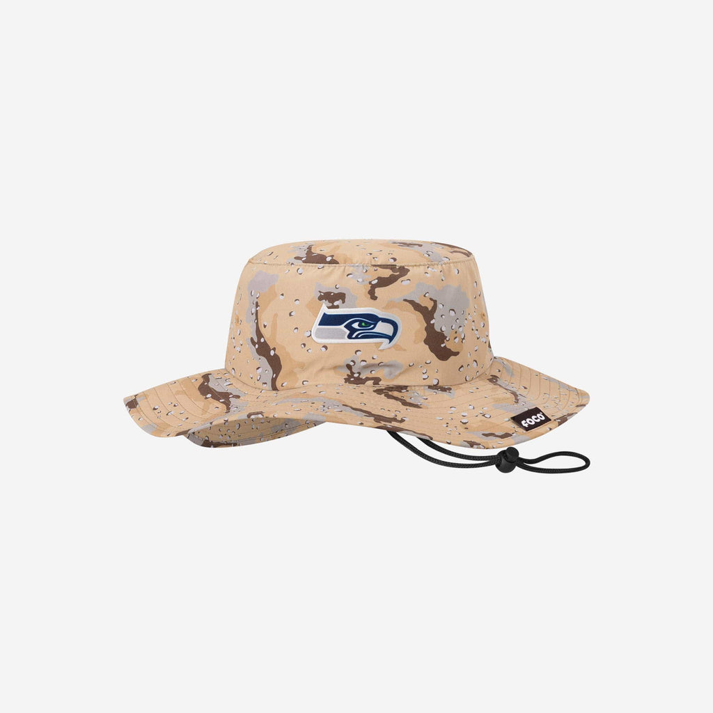 Seattle Seahawks Dark Desert Camo Boonie Hat FOCO - FOCO.com