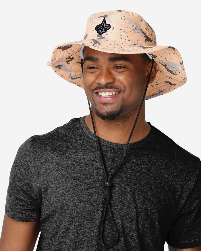 New Orleans Saints Light Desert Camo Boonie Hat FOCO - FOCO.com