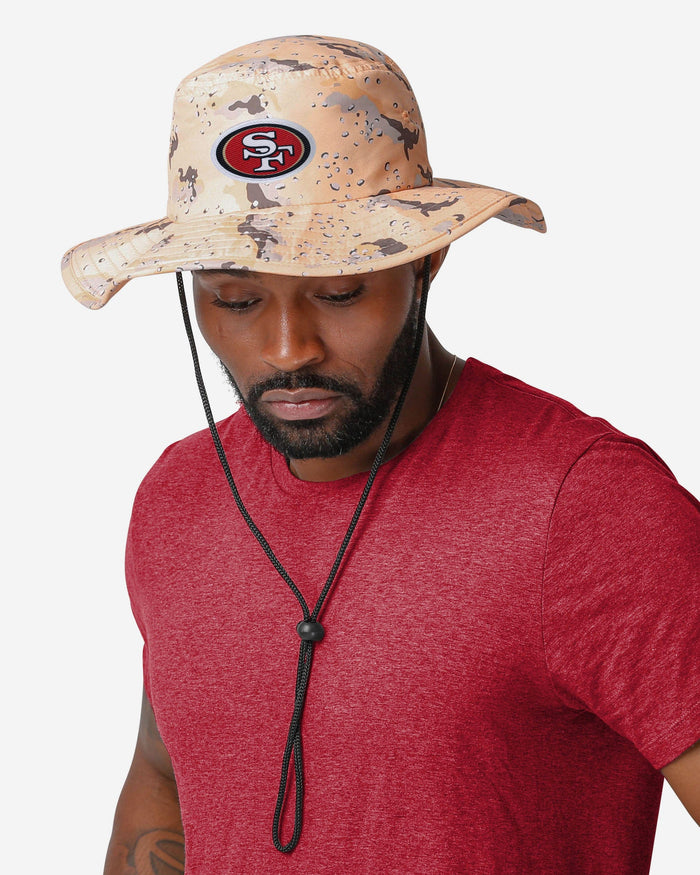 San Francisco 49ers Light Desert Camo Boonie Hat FOCO - FOCO.com