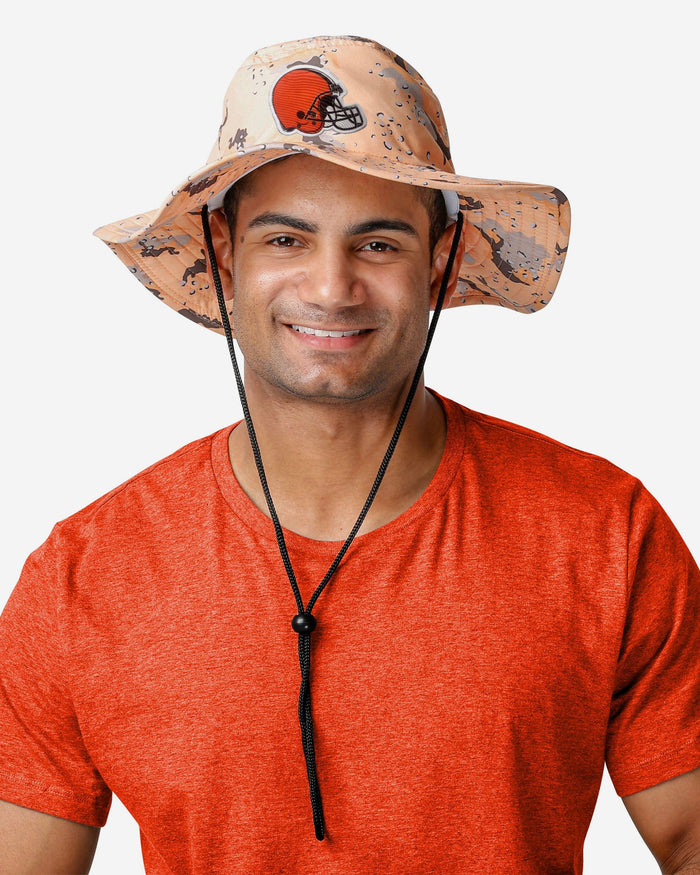 Cleveland Browns Light Desert Camo Boonie Hat FOCO - FOCO.com