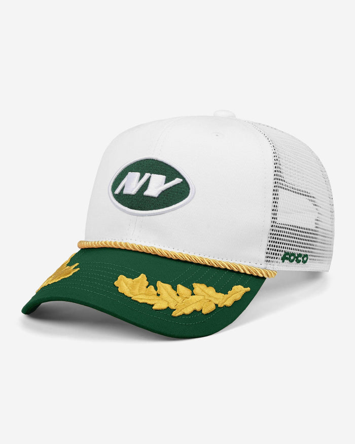 New York Jets Captains Trucker Cap FOCO - FOCO.com
