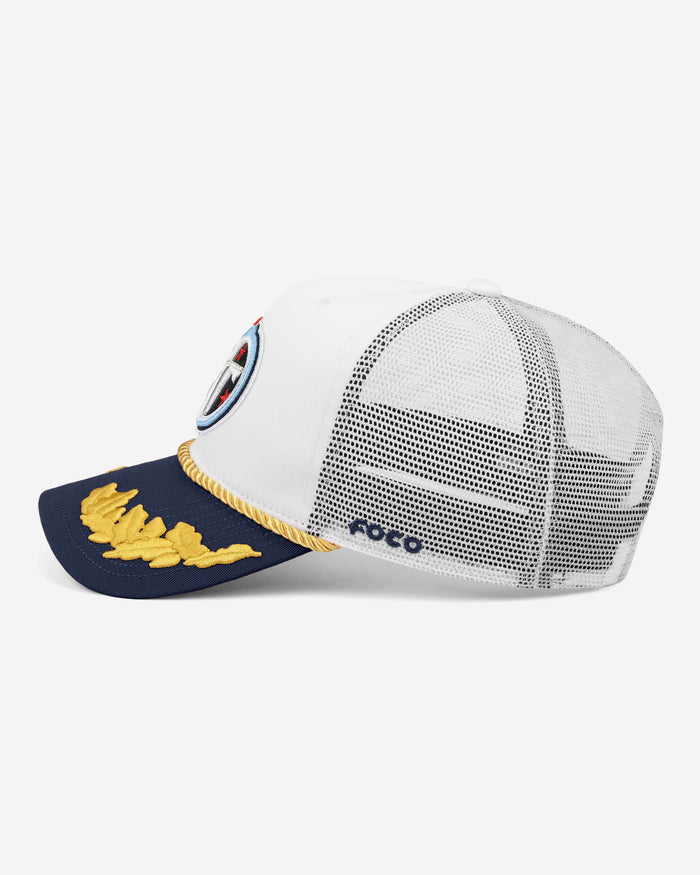 Tennessee Titans Captains Trucker Cap FOCO - FOCO.com