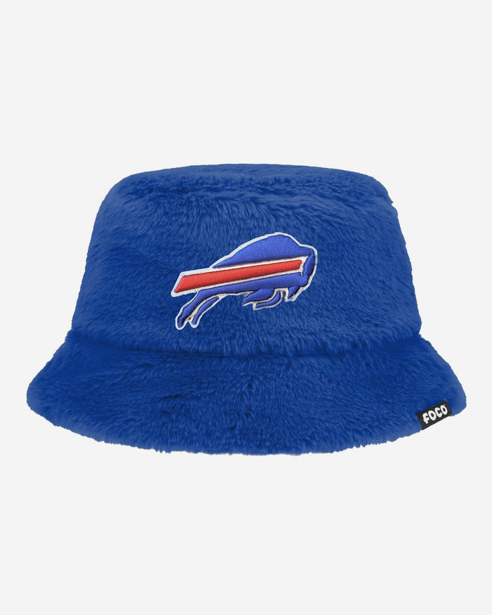 Buffalo Bills Reversible Faux Fur Bucket Hat FOCO - FOCO.com