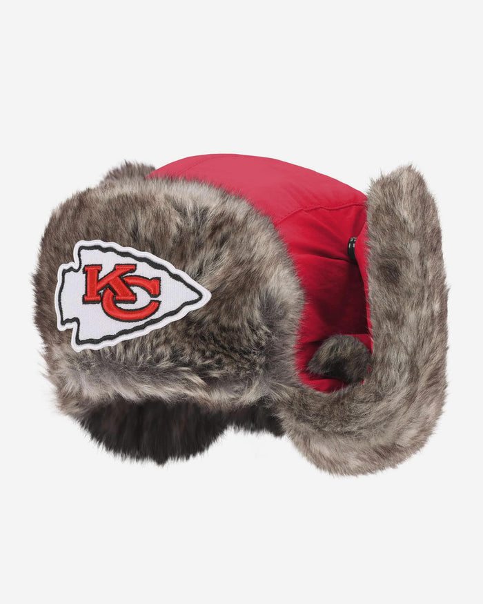 Kansas City Chiefs Faux Fur Trapper Hat FOCO - FOCO.com