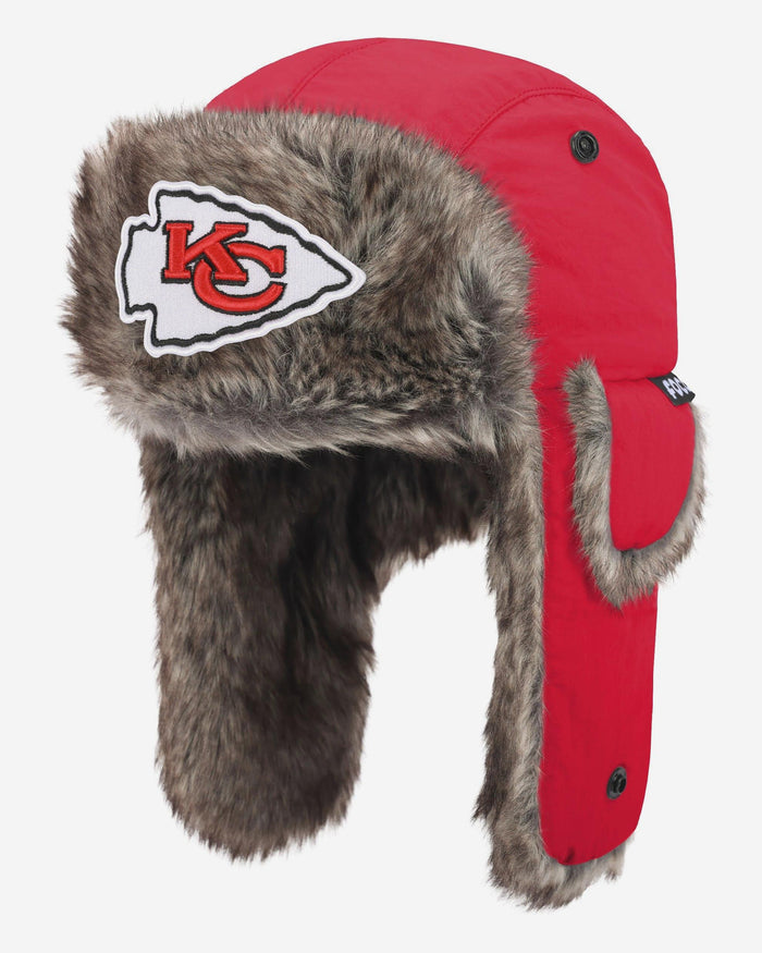 Kansas City Chiefs Faux Fur Trapper Hat FOCO - FOCO.com