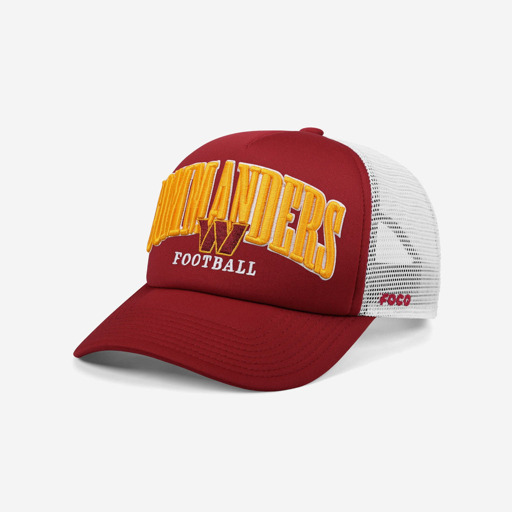 Washington Commanders Foam Trucker Cap FOCO - FOCO.com