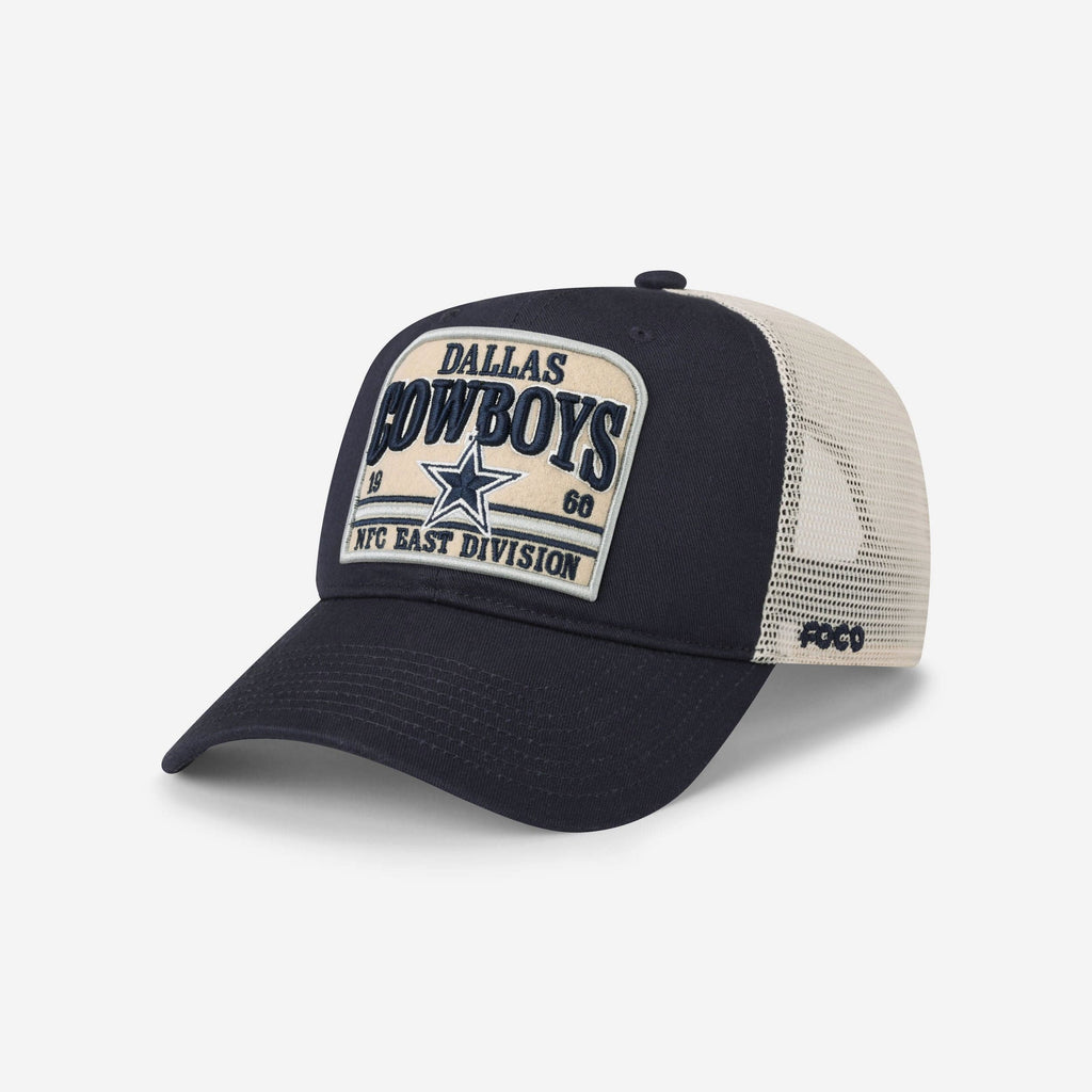 Dallas Cowboys Truckstop Patch Trucker RF Cap FOCO - FOCO.com