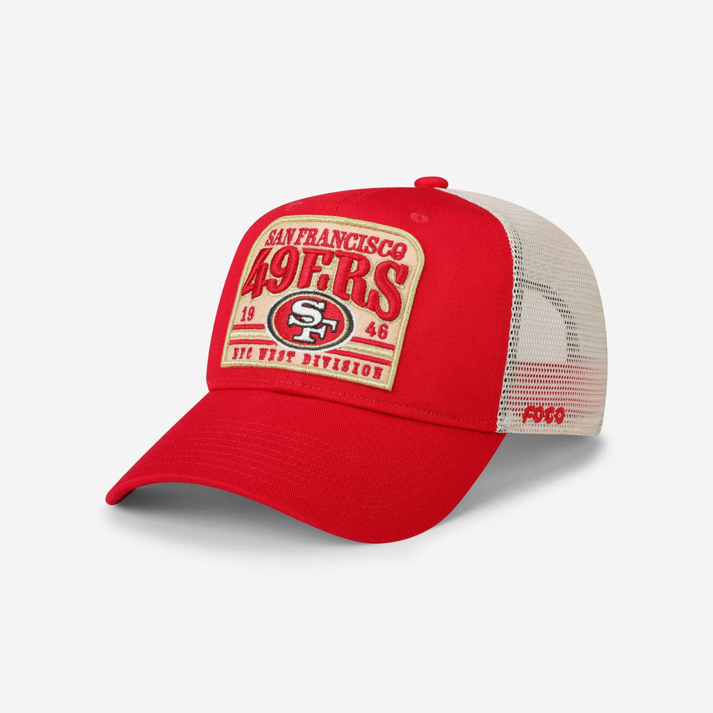 San Francisco 49ers Truckstop Patch Trucker RF Cap FOCO - FOCO.com