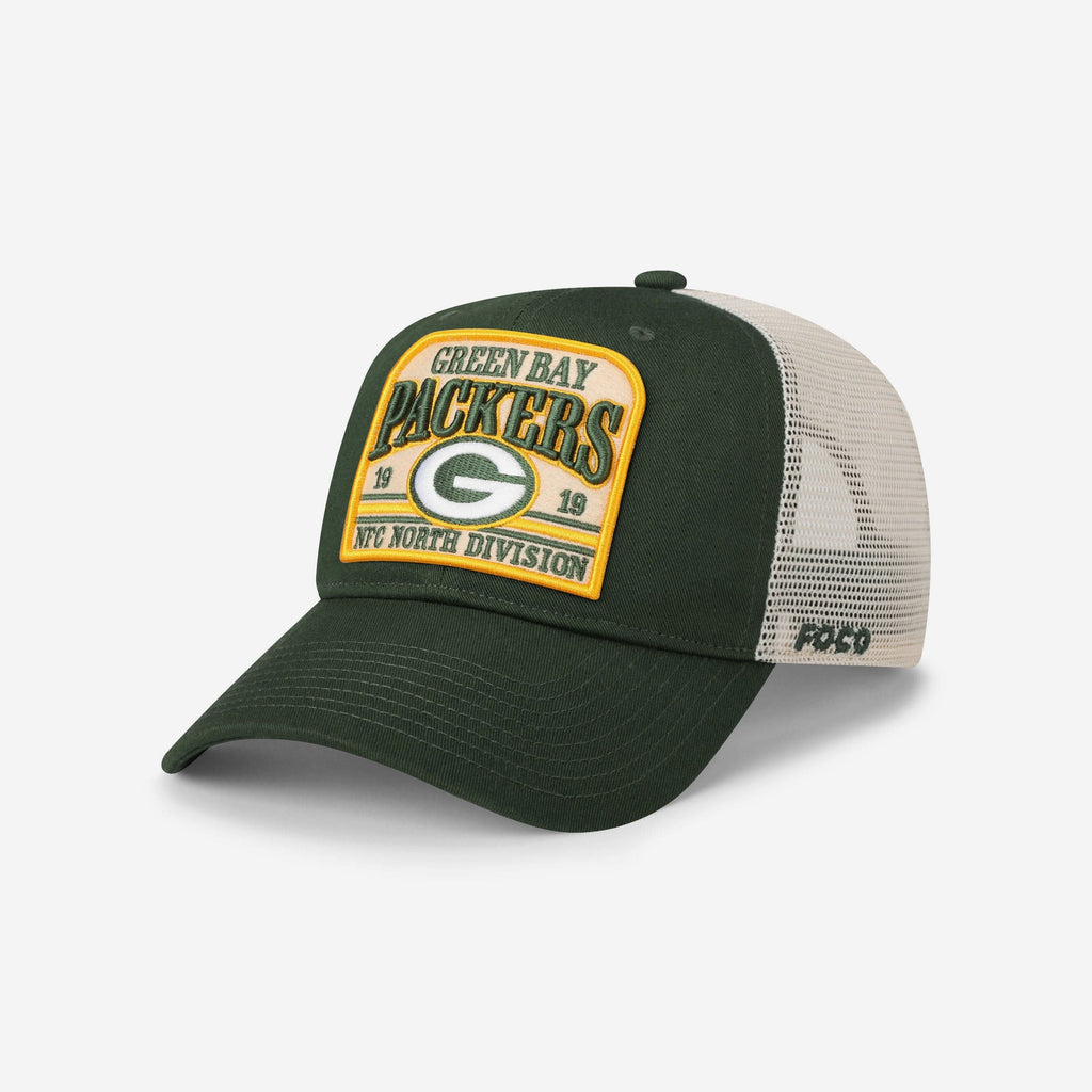 Green Bay Packers Truckstop Patch Trucker RF Cap FOCO - FOCO.com